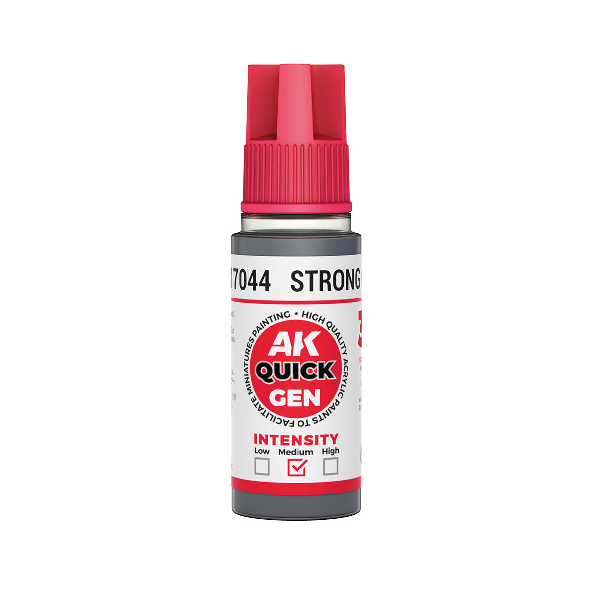 AK17044 - STRONG GREY - 18ML - QUICK GEN COLOR