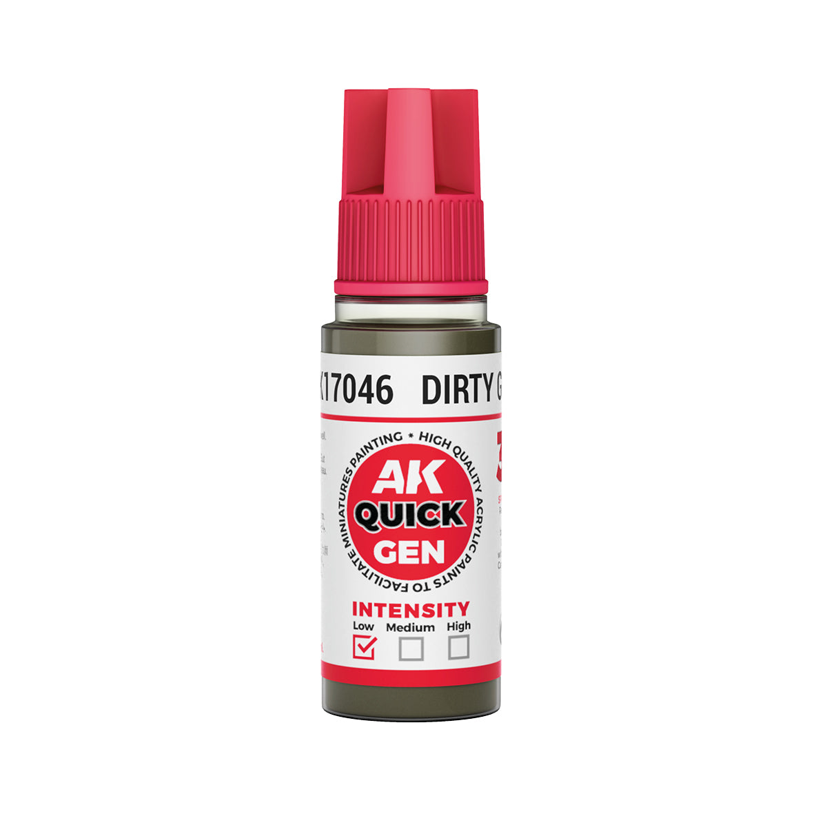 AK17046 - DIRTY GREY - 18ML - QUICK GEN COLOR