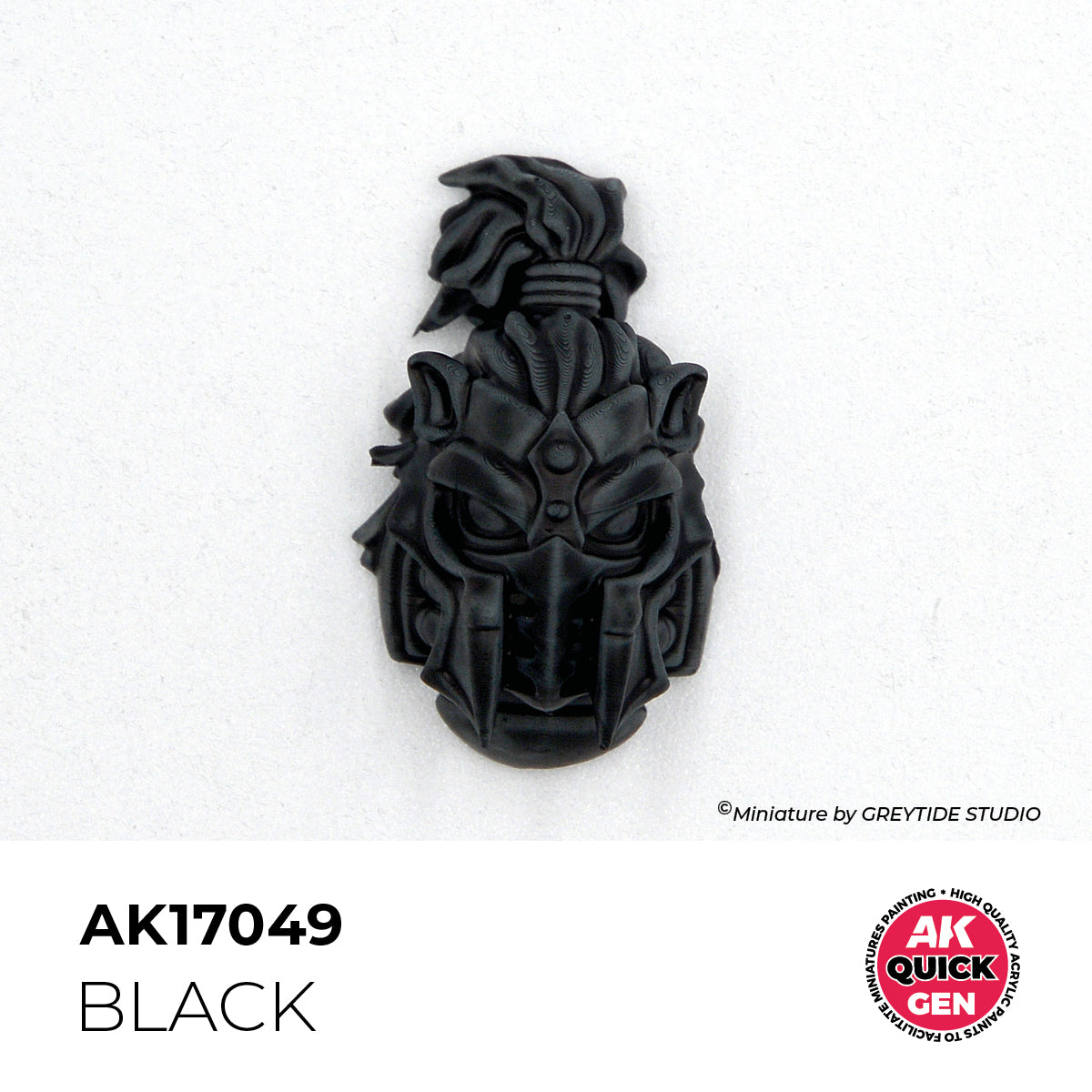 AK17049 - BLACK - 18ML - QUICK GEN COLOR