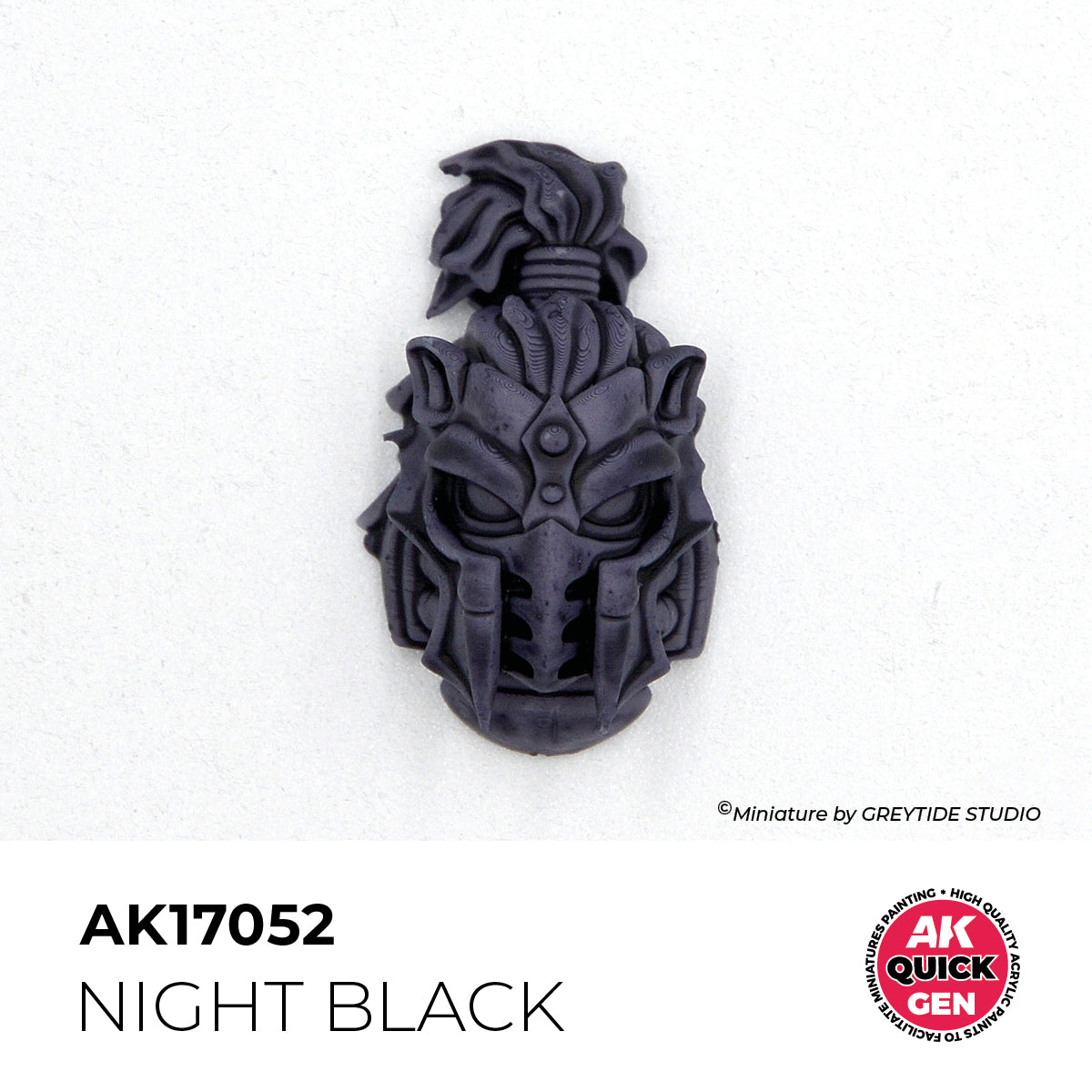 AK17052 - NIGHT BLACK - 18ML - QUICK GEN COLOR