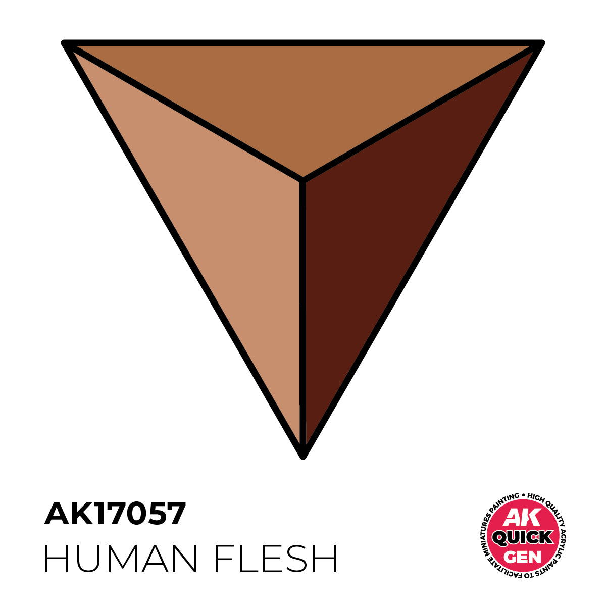 AK17057 - HUMAN FLESH - 18ML - QUICK GEN COLOR