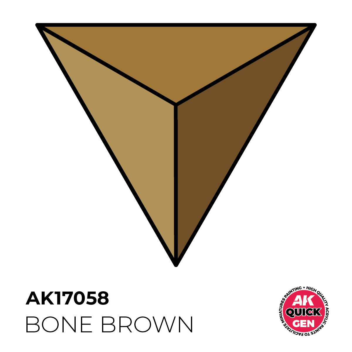 AK17058 - BONE BROWN - 18ML - QUICK GEN COLOR