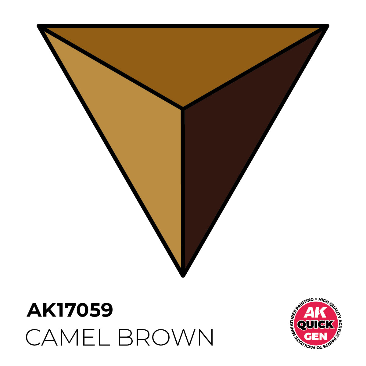 AK17059 - CAMEL BROWN - 18ML - QUICK GEN COLOR