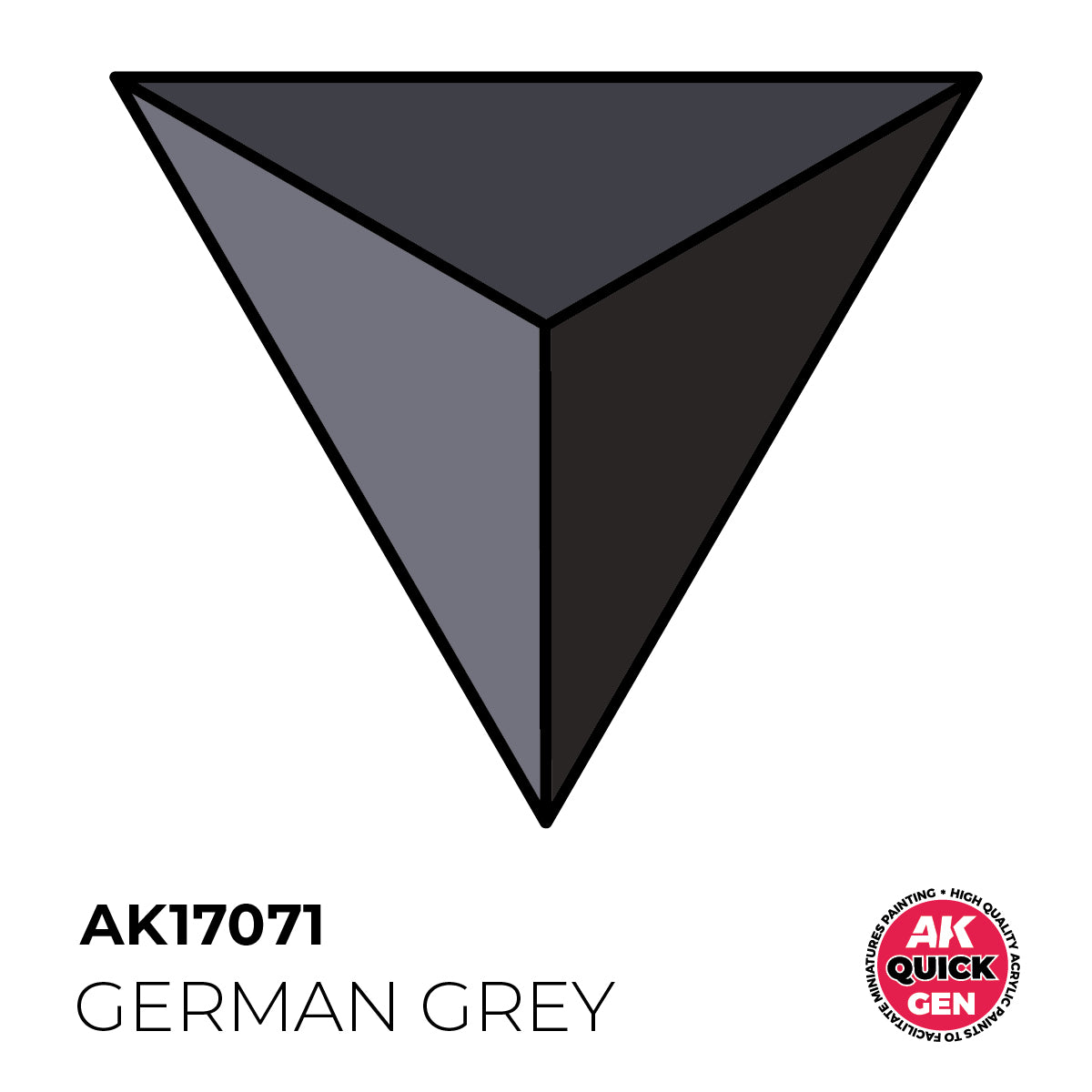 AK17071 - GERMAN GREY - 18ML - QUICK GEN COLOR