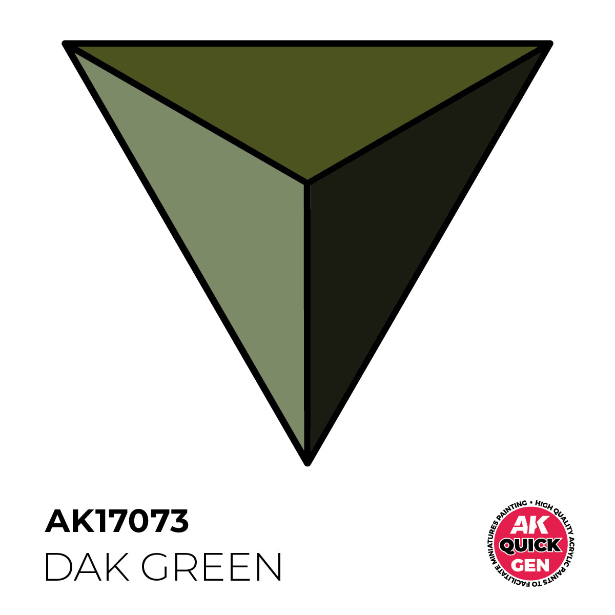 AK17073 - DARK GREEN - 18ML - QUICK GEN COLOR