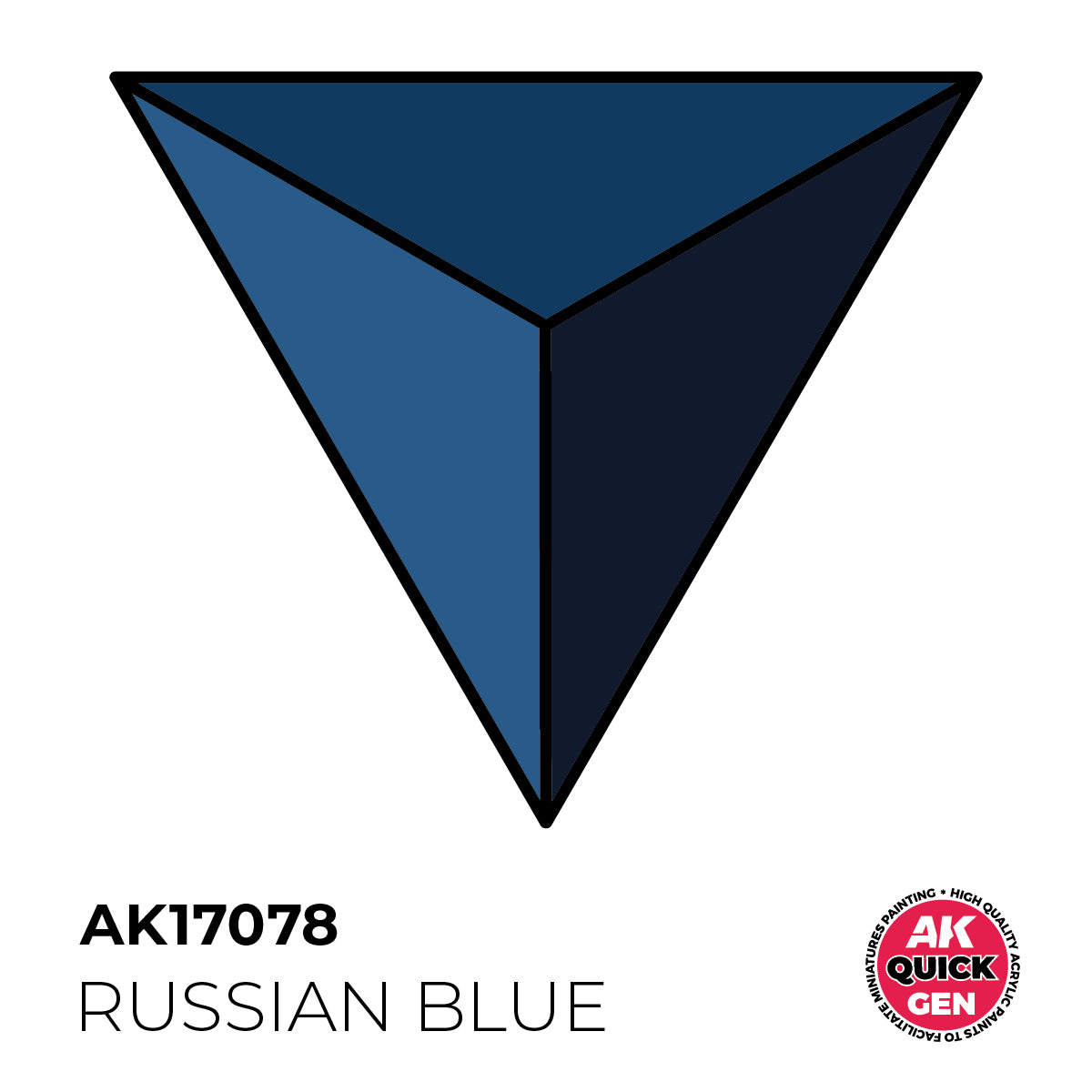 AK17078 - RUSSIAN BLUE - 18ML - QUICK GEN COLOR