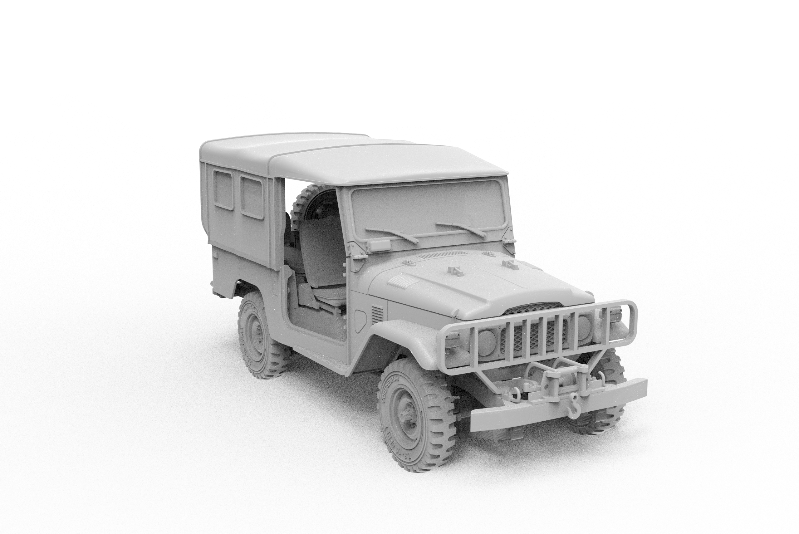 AK35004 -1/35 - FJ43 SUV with soft top - IDF & LAF