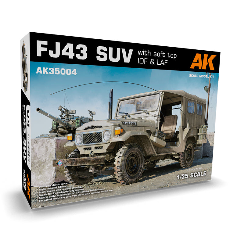 AK35004 -1/35 - FJ43 SUV with soft top - IDF & LAF