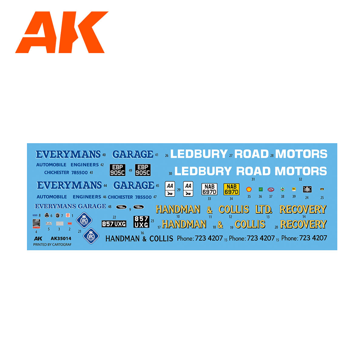 AK35014 - 1/35 -LAND ROVER 88 SERIES IIA CRANE-TOW TRUCK