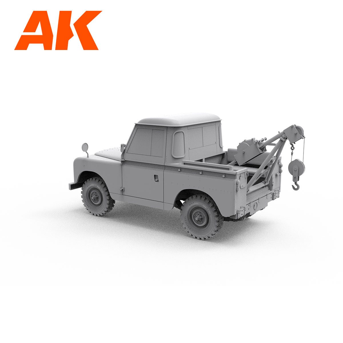 AK35014 - 1/35 -LAND ROVER 88 SERIES IIA CRANE-TOW TRUCK