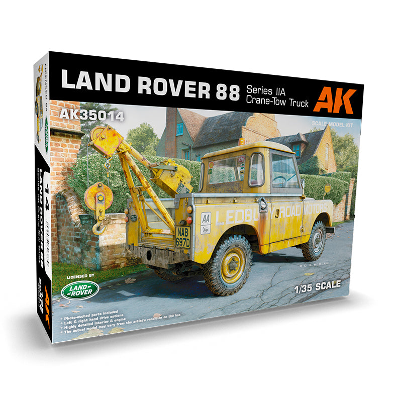 AK35014 - 1/35 -LAND ROVER 88 SERIES IIA CRANE-TOW TRUCK