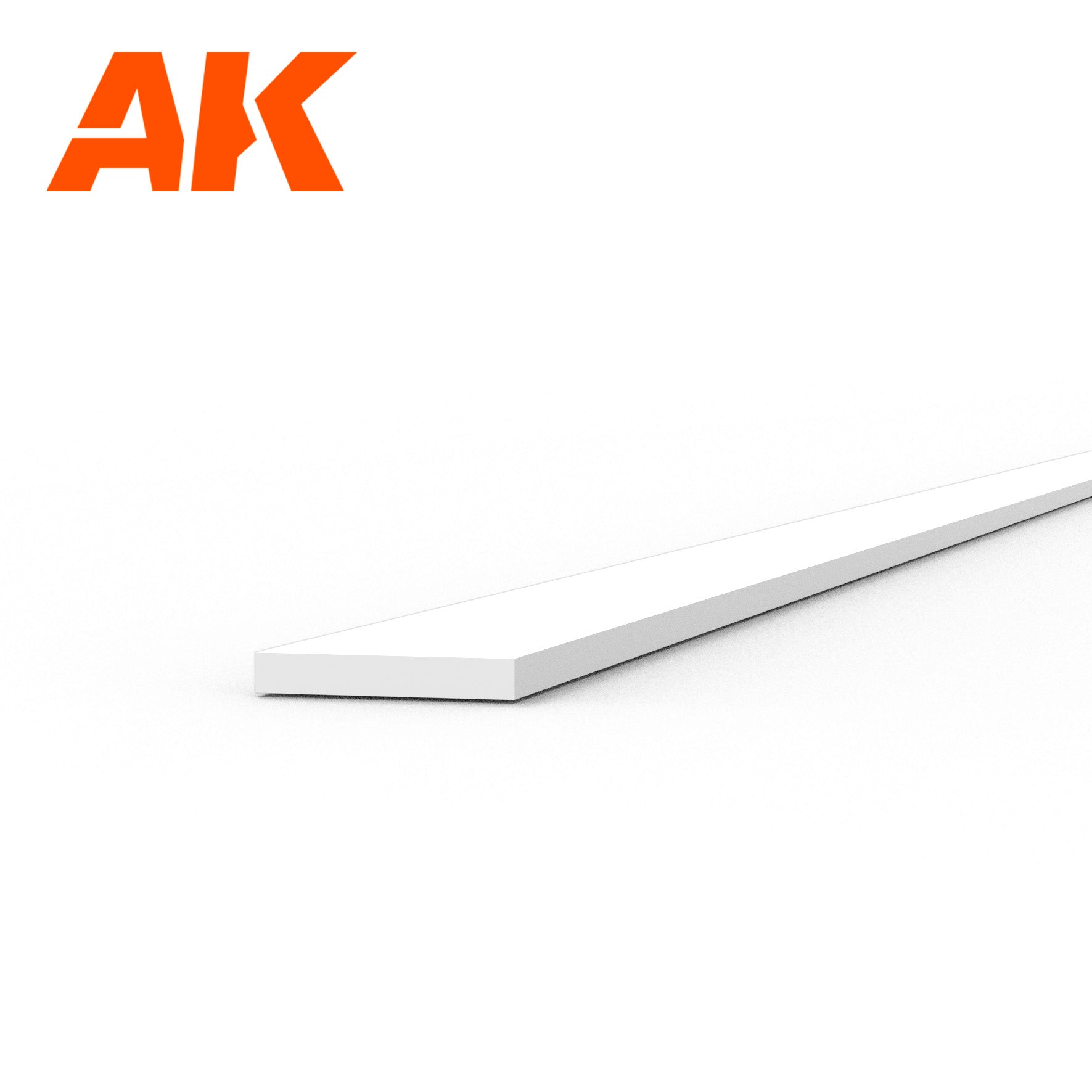 AK6503 - Styrene Strip - 0.30 x 2.00 x 350mm (10 units)