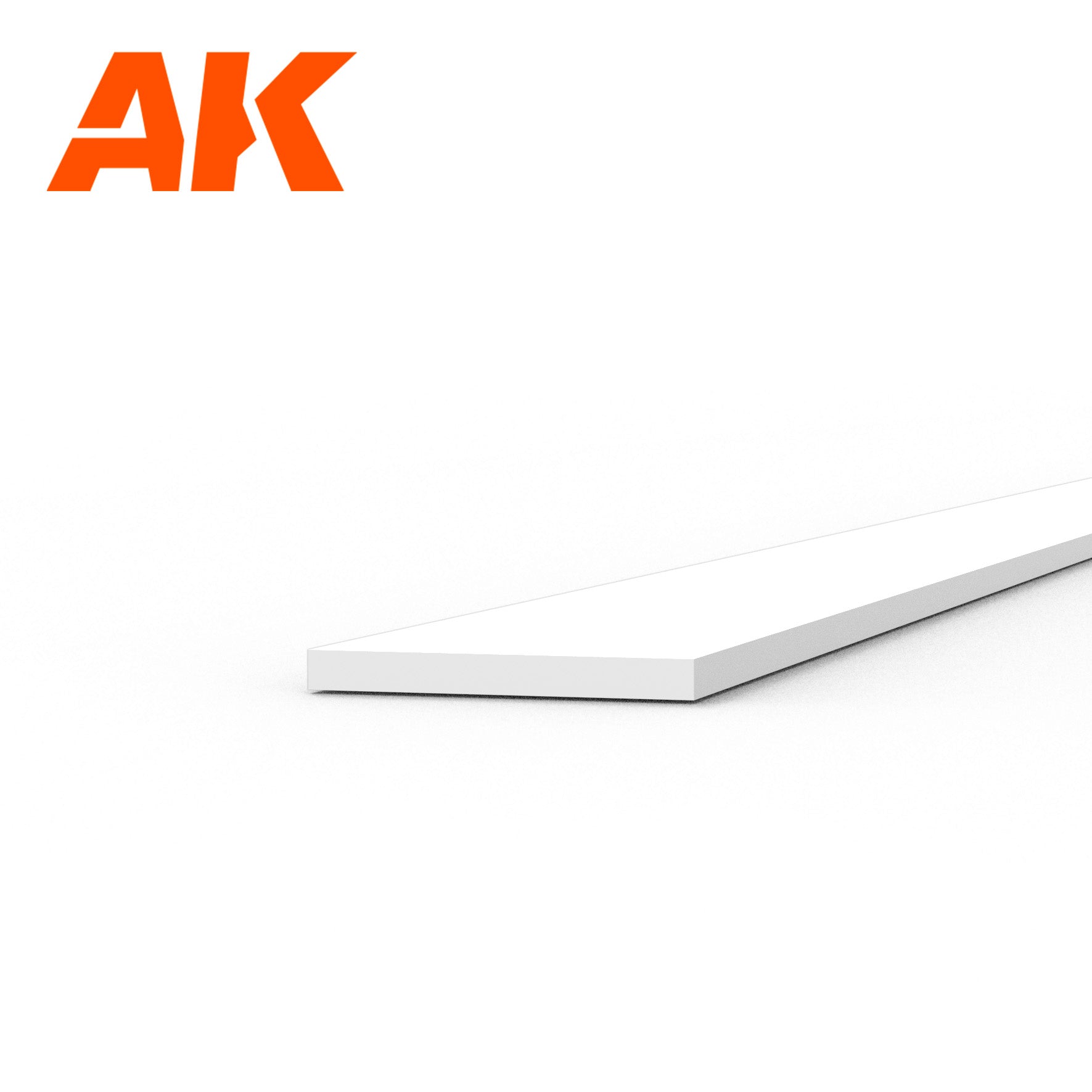 AK6504 - Styrene Strip - 0.30 x 3.00 x 350mm (10 units)