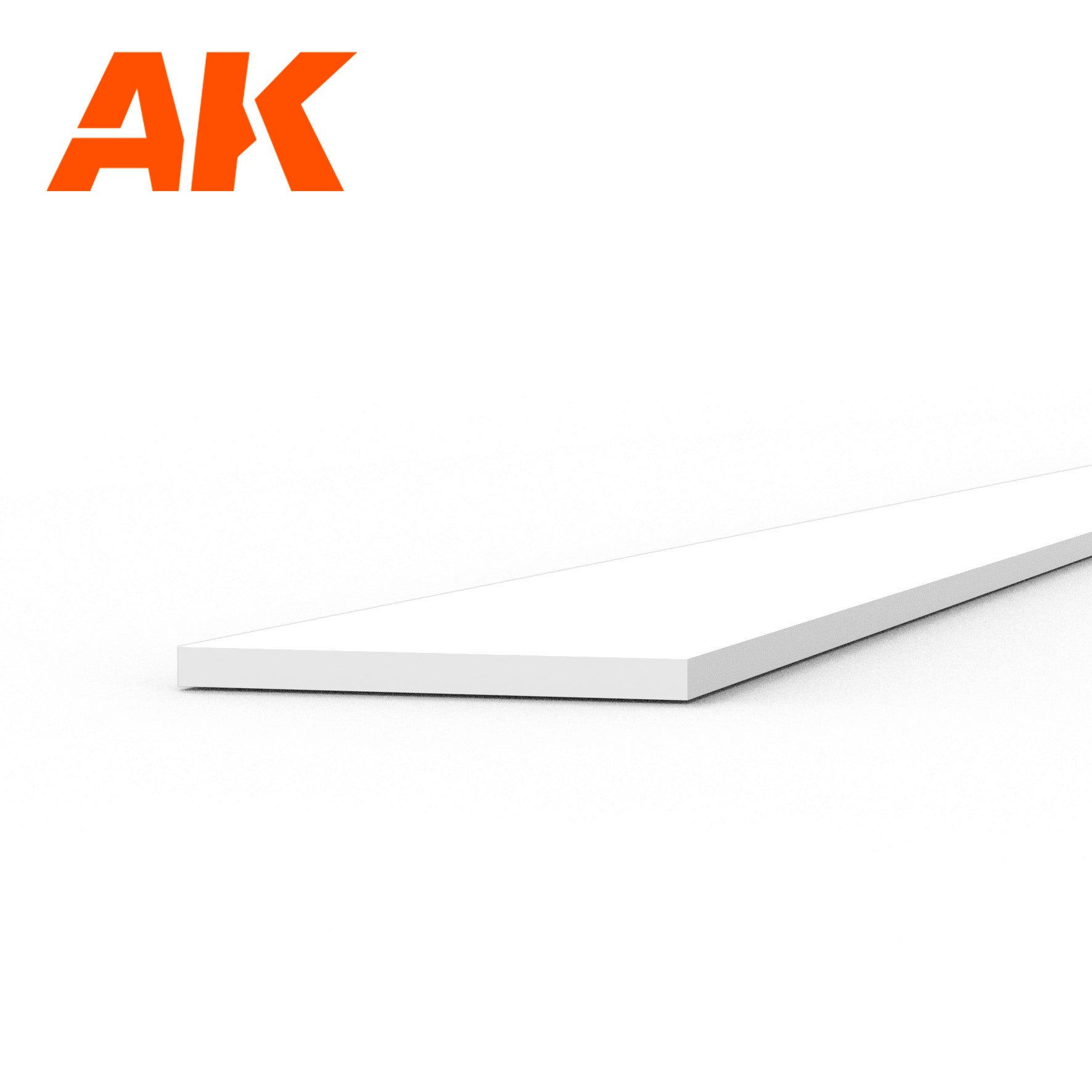 AK6505 - Styrene Strip - 0.30 x 4.00 x 350mm (10 Units)