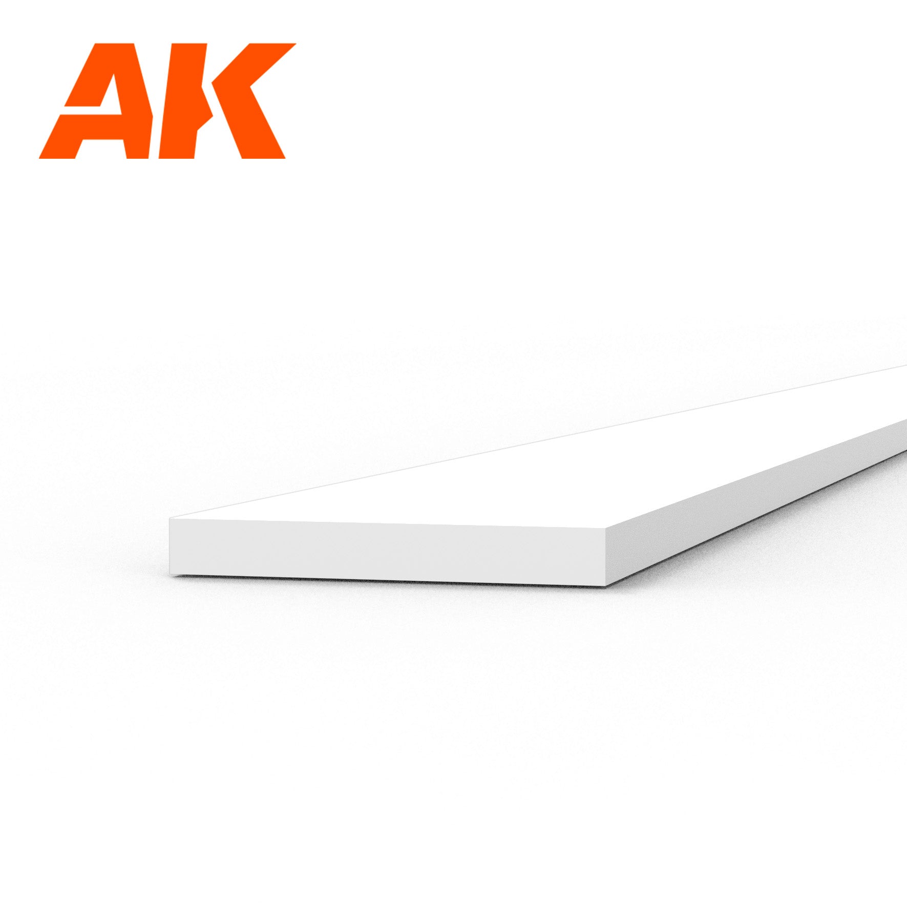 AK6511 - Styrene Strip - 0.50 x 4.00 x 350mm (10 units)