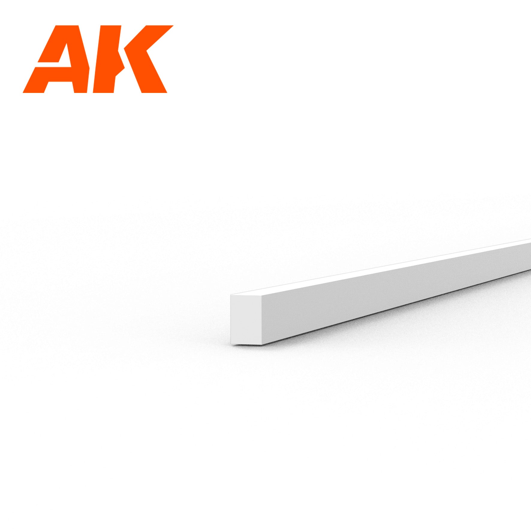 AK6513 - Styrene Strip - 0.75 x 0.50 x 350mm (10 units)