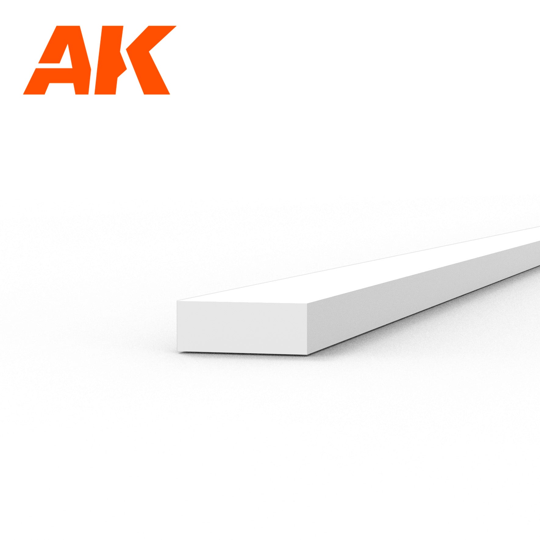 AK6515 - Styrene Strip - 0.75 x 2.00 x 350mm (10 units)