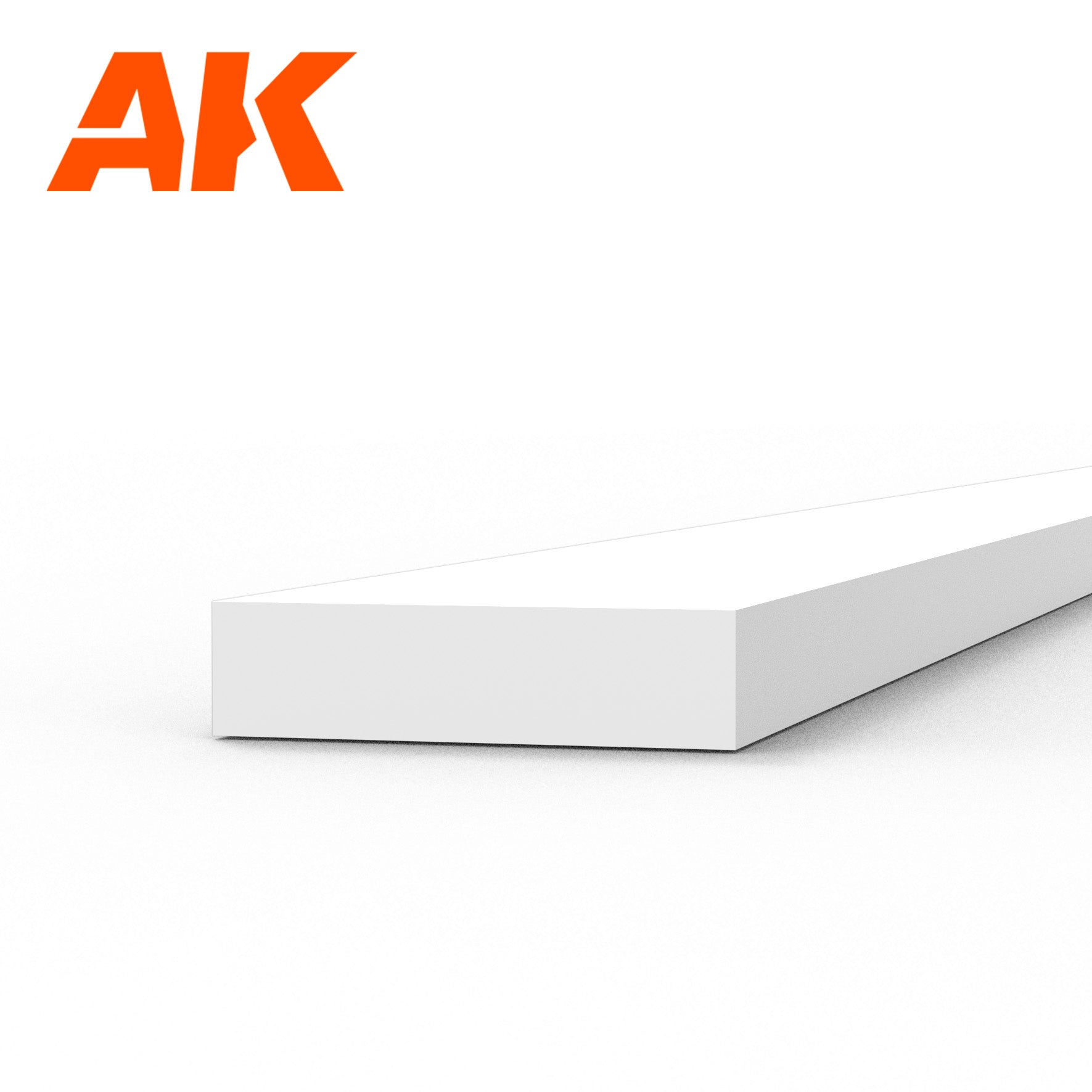 AK6522 - Styrene Strip - 1.00 x 4.00 x 350mm (10 units)