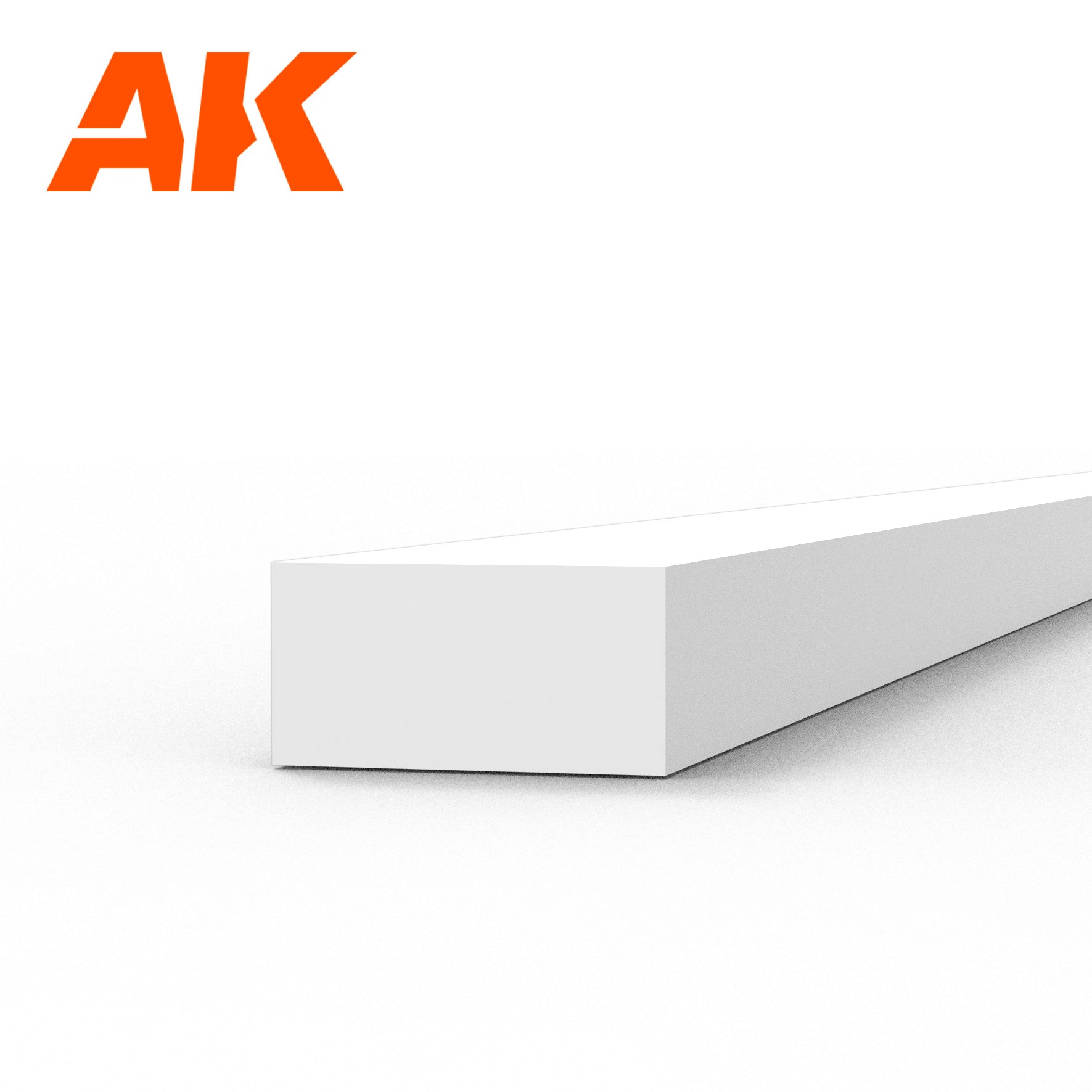 AK6526 - Styrene Strip - 1.50 x 3.00 x 350mm (10 units)