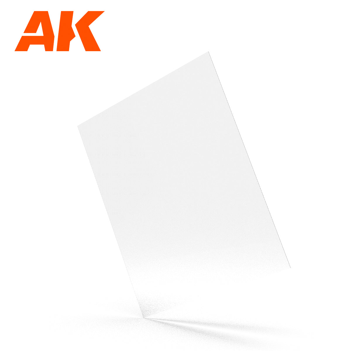 AK6572 - Styrene sheet - 0.3, 0,5 and 0.7mm thickness x 245 x 195mm