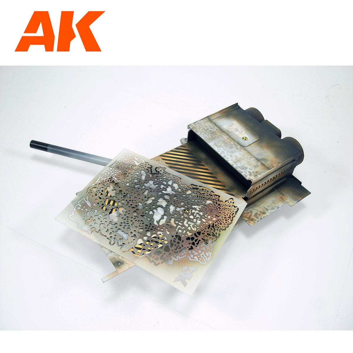 AK9080 - Flexible Airbrush Stencil (1/48-1/72)