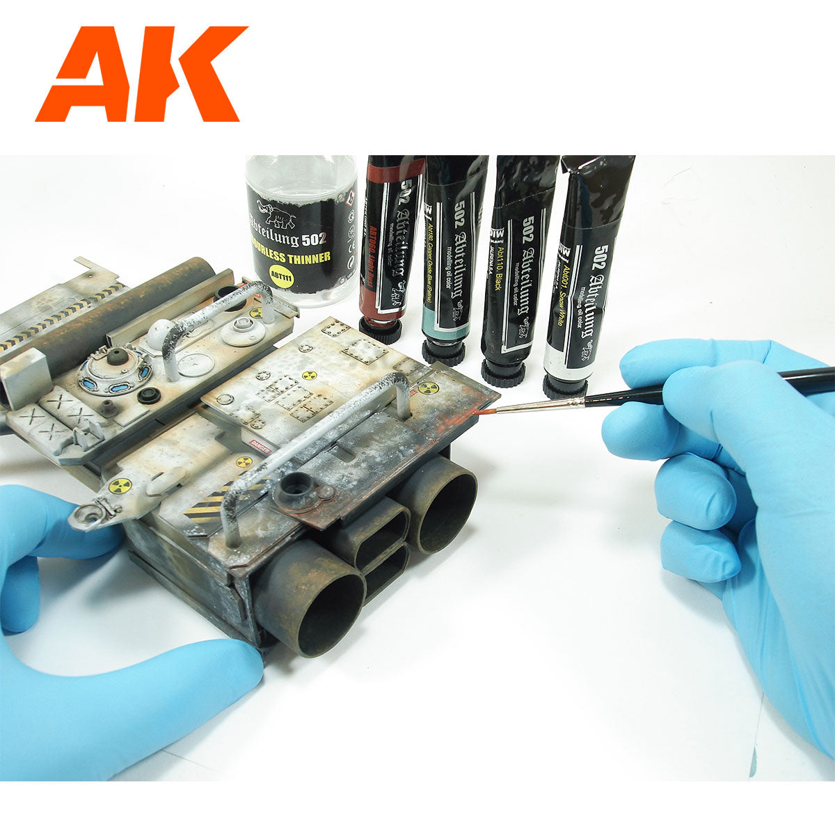 AK9080 - Flexible Airbrush Stencil (1/48-1/72)