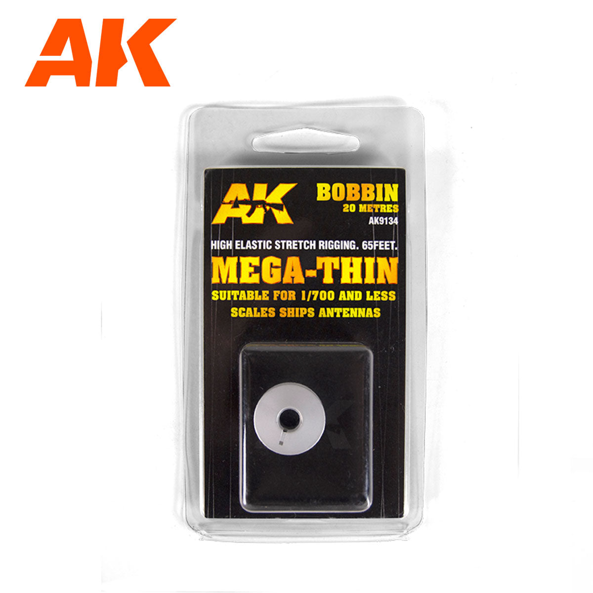 AK9134 - ELASTIC RIGGING BOBBINMEGA - THIN
