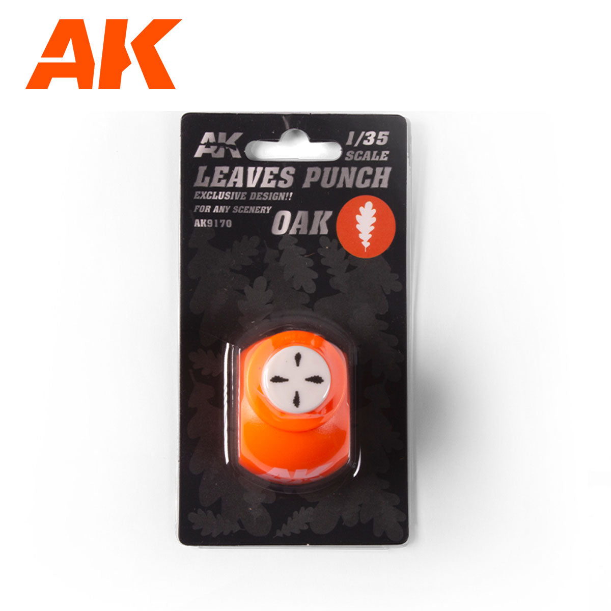 AK9170 - Leaves Punch - Oak (1:35/1:32/54mm)