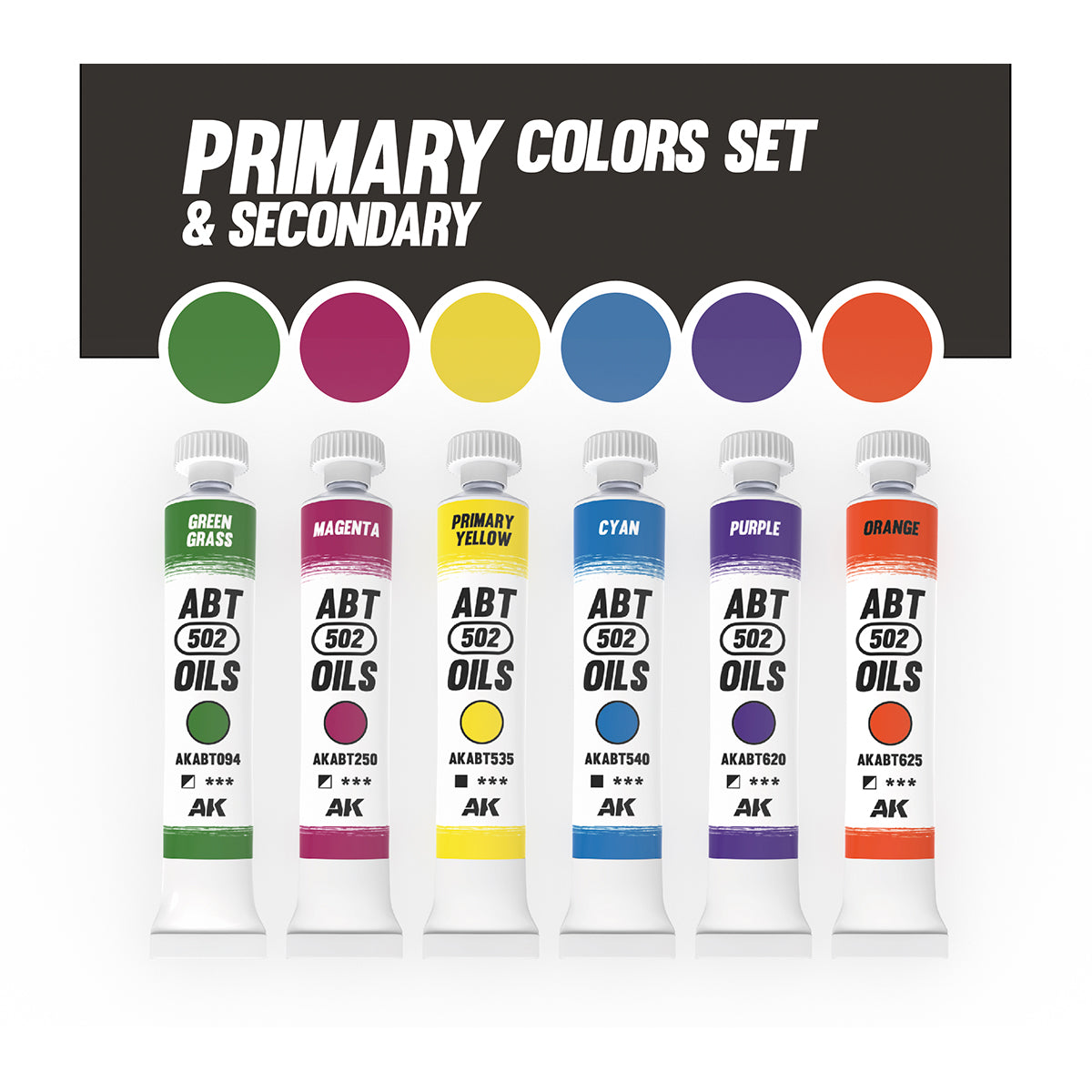 AKABT309 - PRIMARY & SECONDARY COLORS SET