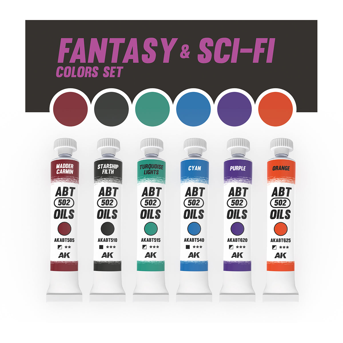 AKABT310 - Abteilung 502 Fantasy & Sci-Fi Colors Set (Oils)