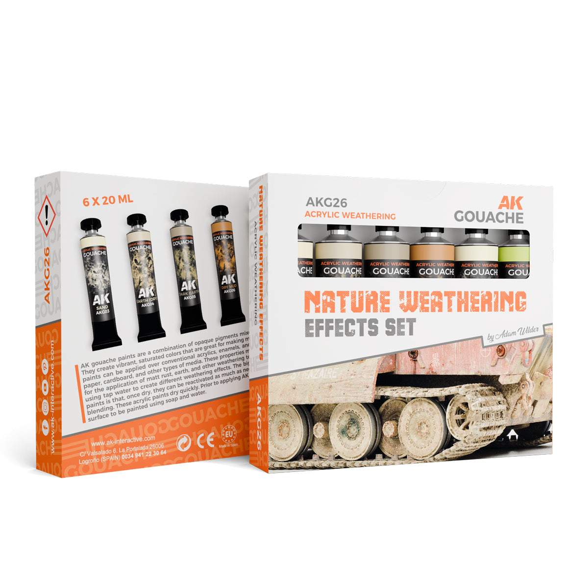 AKG26 - Nature Weathering Effects Set (Gouches)