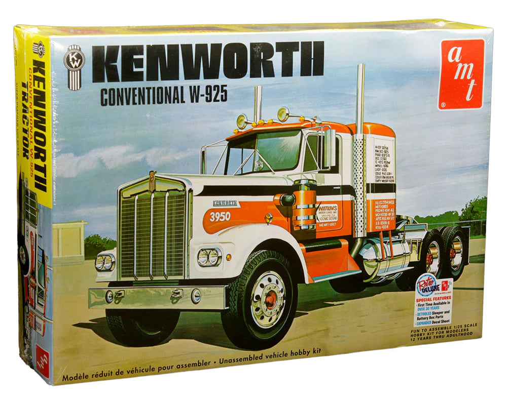 AMT 1021 - 1:25 Kenworth W925 Watkins Conventional Semi Trucker