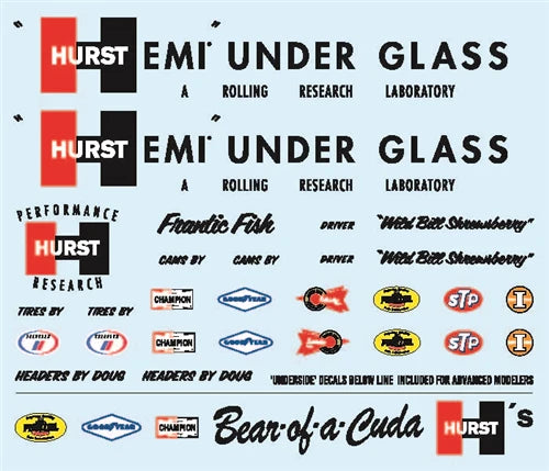 AMT1153 - 1:25 1966 Plymouth Barracuda "Hemi Under Glass"