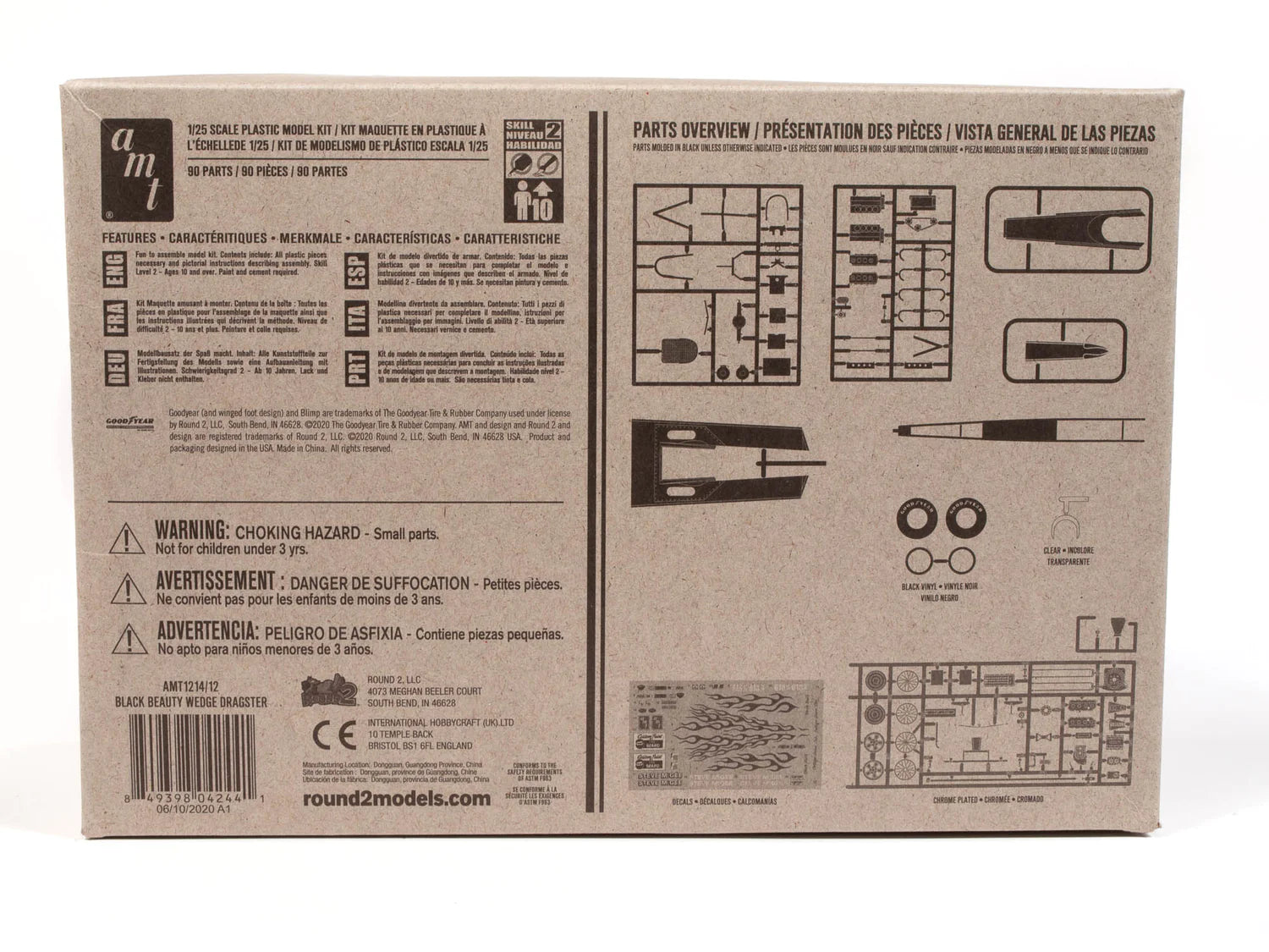 AMT1214 - 1:25 Steve McGee Black Beauty Wedge Dragster