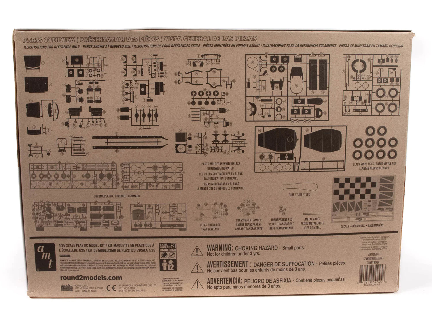 AMT1215 - 1:25 Kenworth/Challenge Transit Cement Mixer