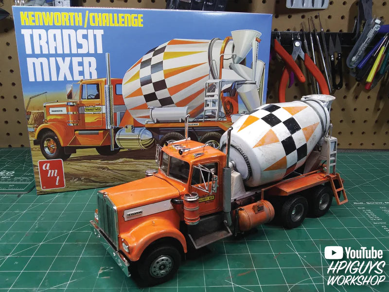 AMT1215 - 1:25 Kenworth/Challenge Transit Cement Mixer