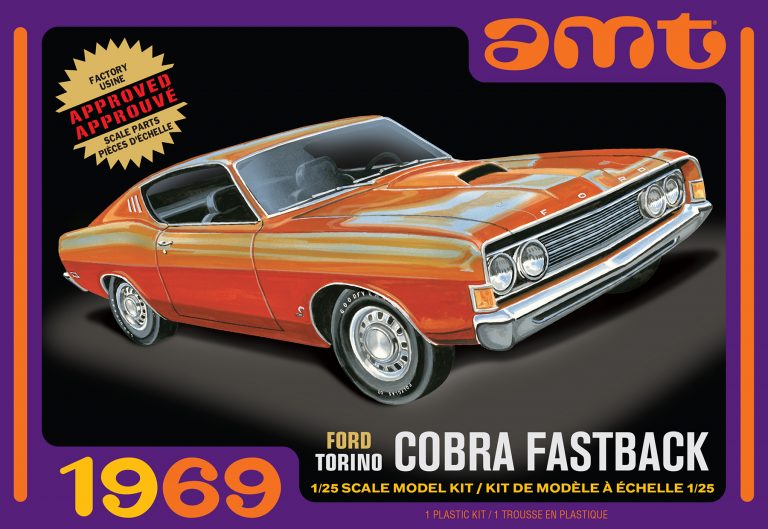 AMT1217M - 1:25 1969 Ford Torino Cobra Fastback 2T