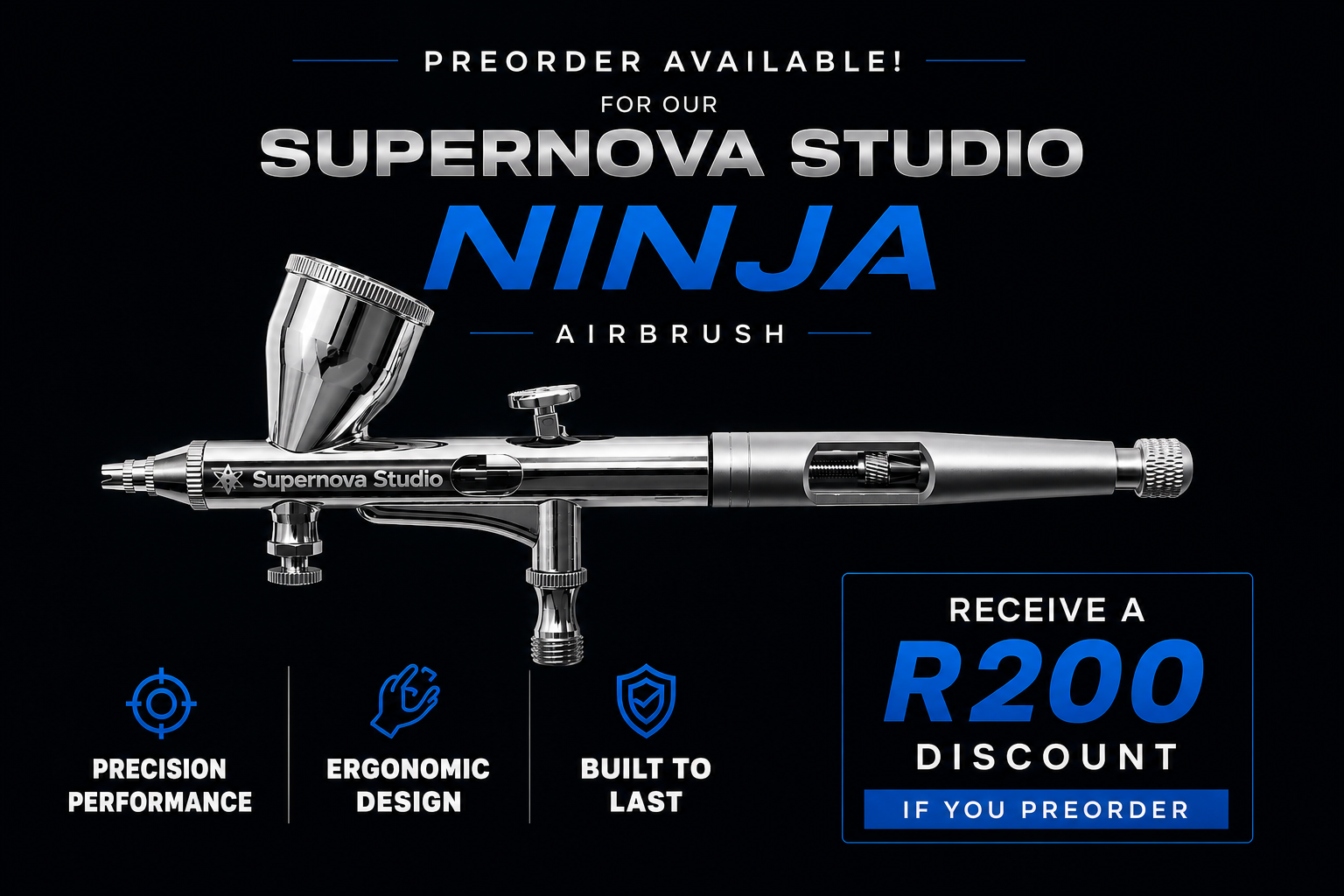 AVAILABLE FOR PRE-ORDER - Ninja Airbrush by Supernova Studio