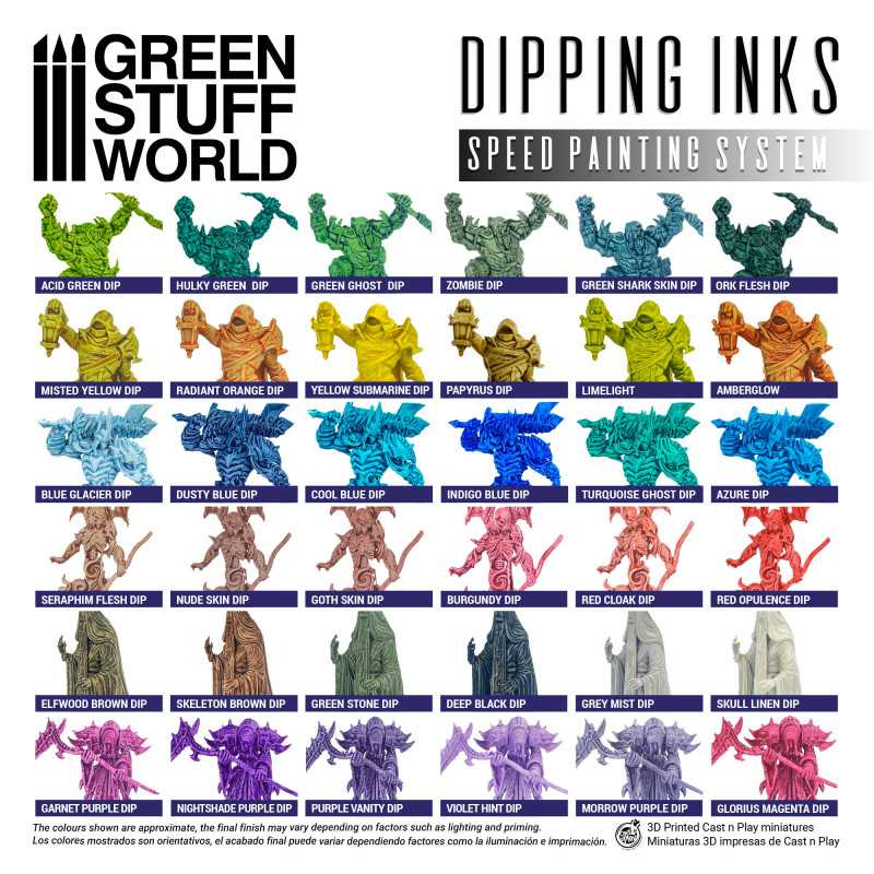 3487 - Dipping ink (60ml) - Black/Grey shadow dip