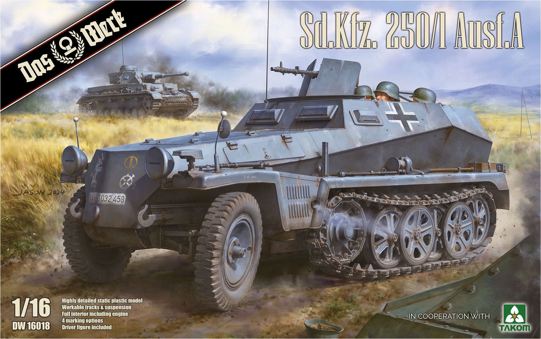 DW16018 - 1/16 - Sd.Kfz. 250/1 Ausf. A