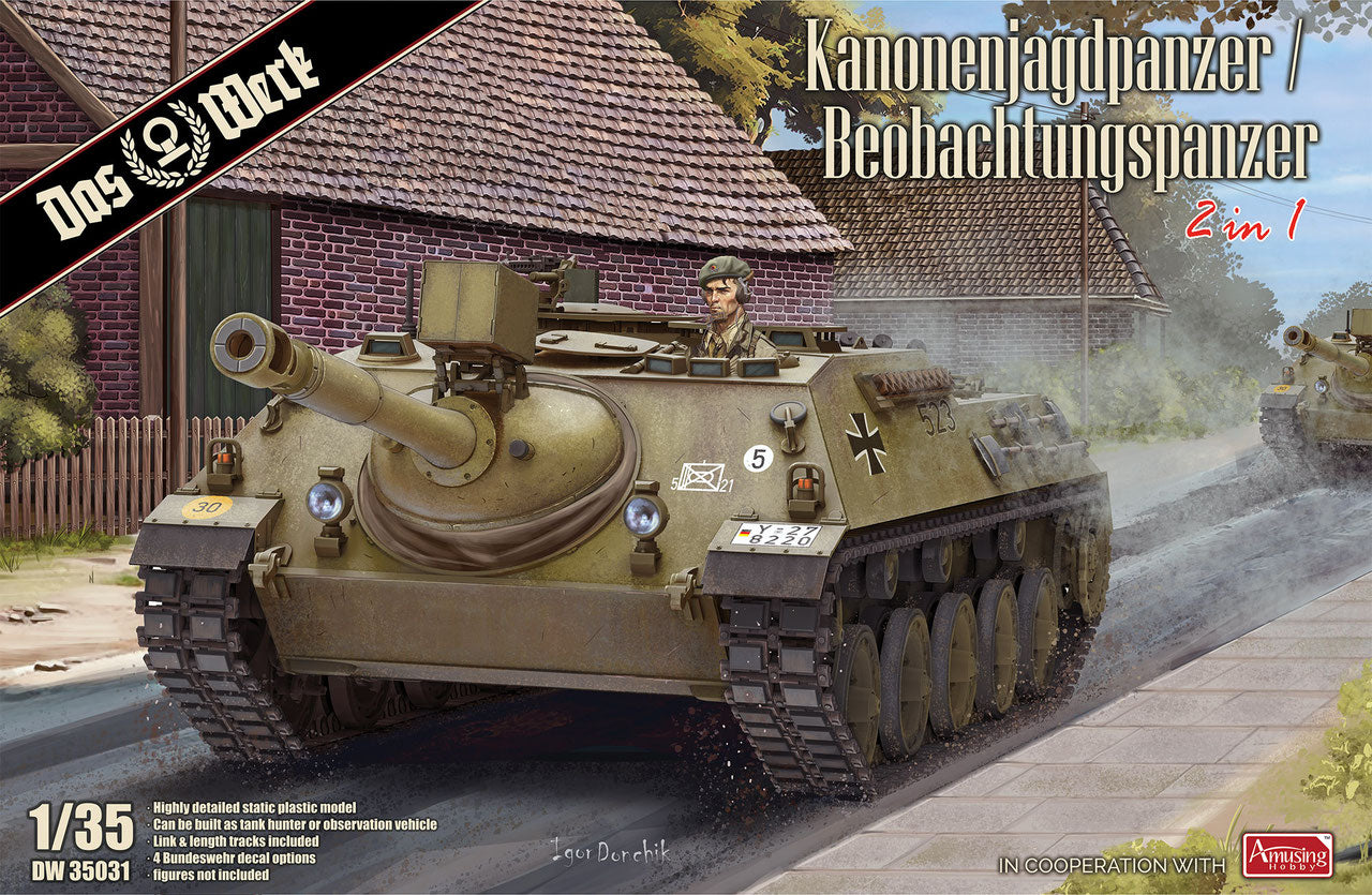 DW35031 - 1/35 - German Tank Destroyer / Artillery Observation Vehicle (2 in 1) - Kanonenjagdpanzer / Beobachtungspanzer