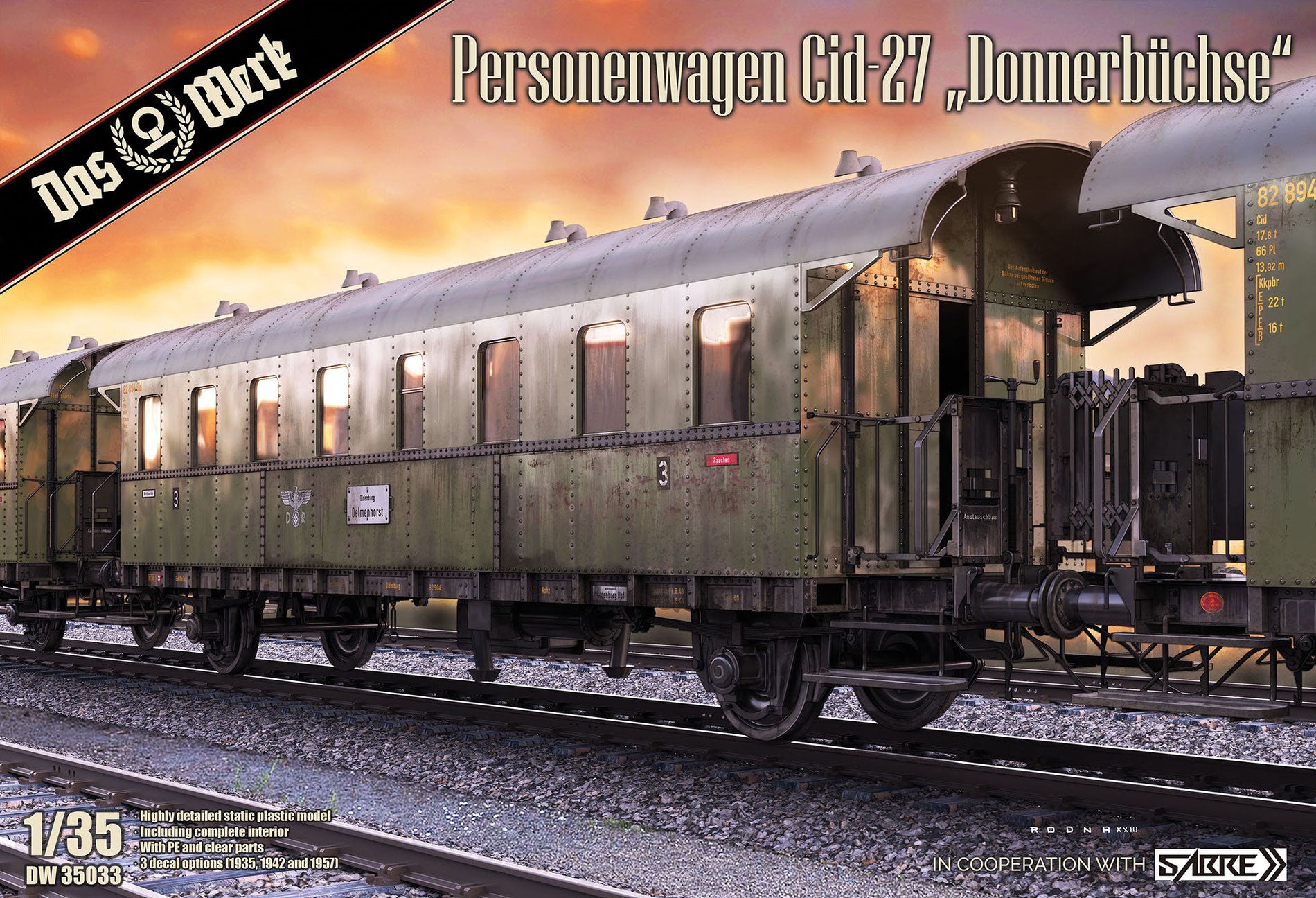 DW35033 - 1/35 - Personenwagen Cid-27 „Donnerbüchse“