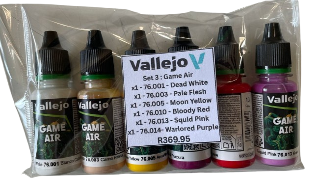 Vallejo - Set 3 : Game Air x6 colors