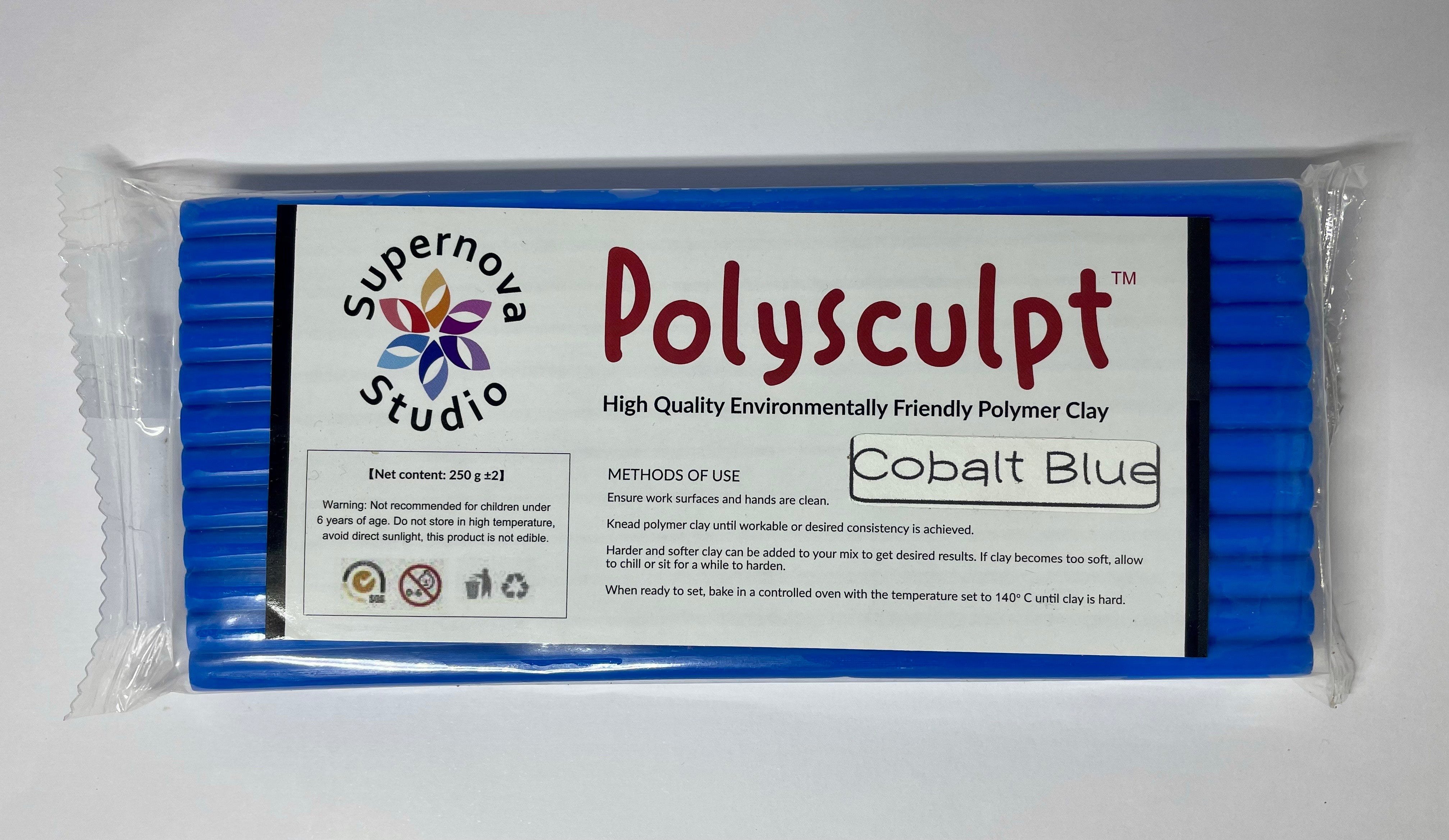 Cobalt Blue Polysculpt™ Polymer Clay - 250g