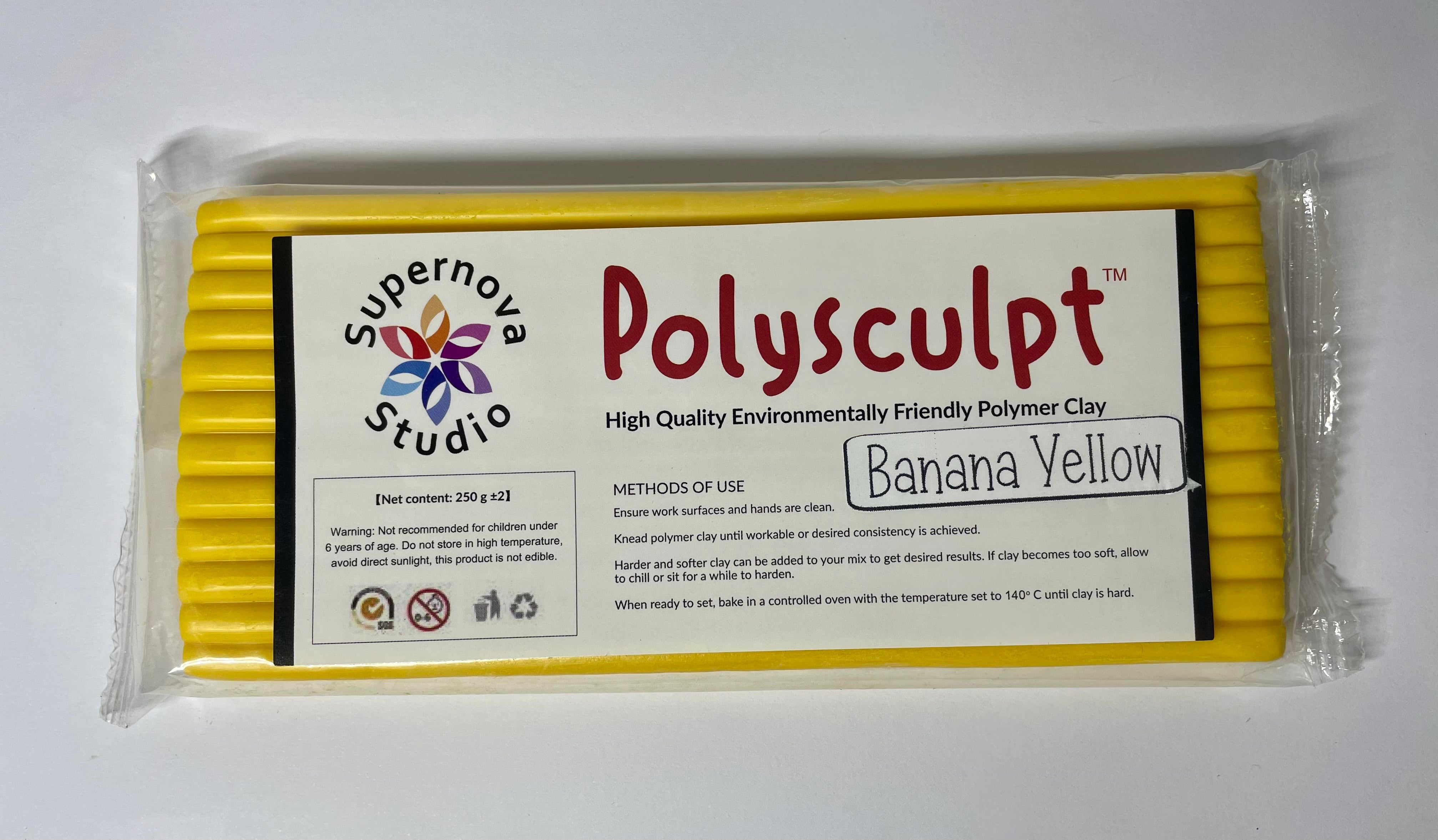 Banana Yellow Polysculpt™ Polymer Clay - 250g