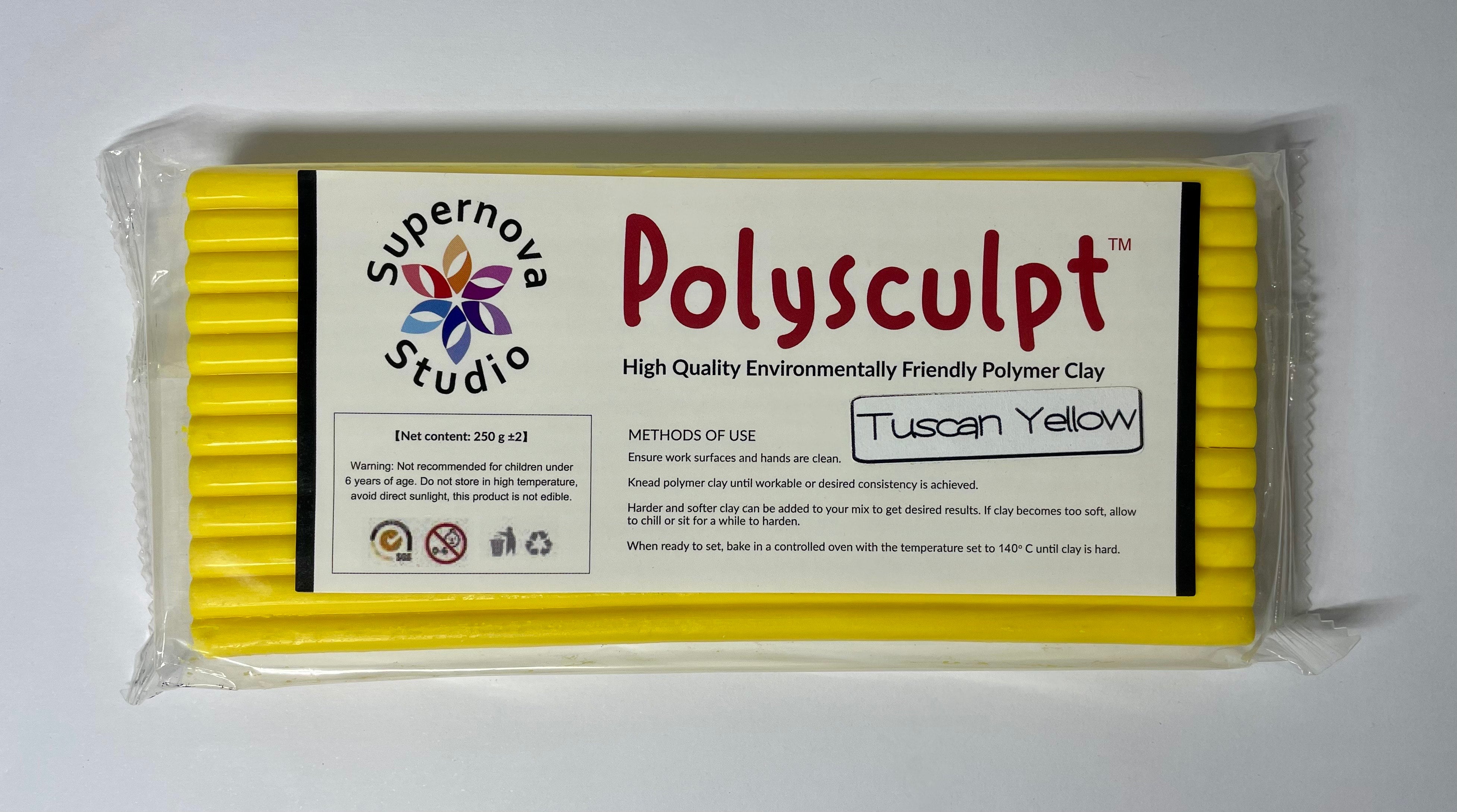 Tuscan Yellow Polysculpt™ Polymer Clay - 250g