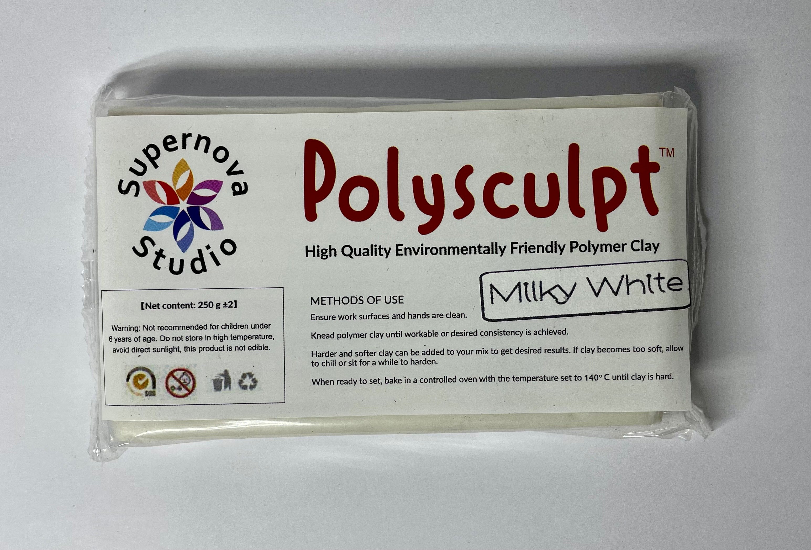 Supernova Polysculpt - Milky White - 225 grams