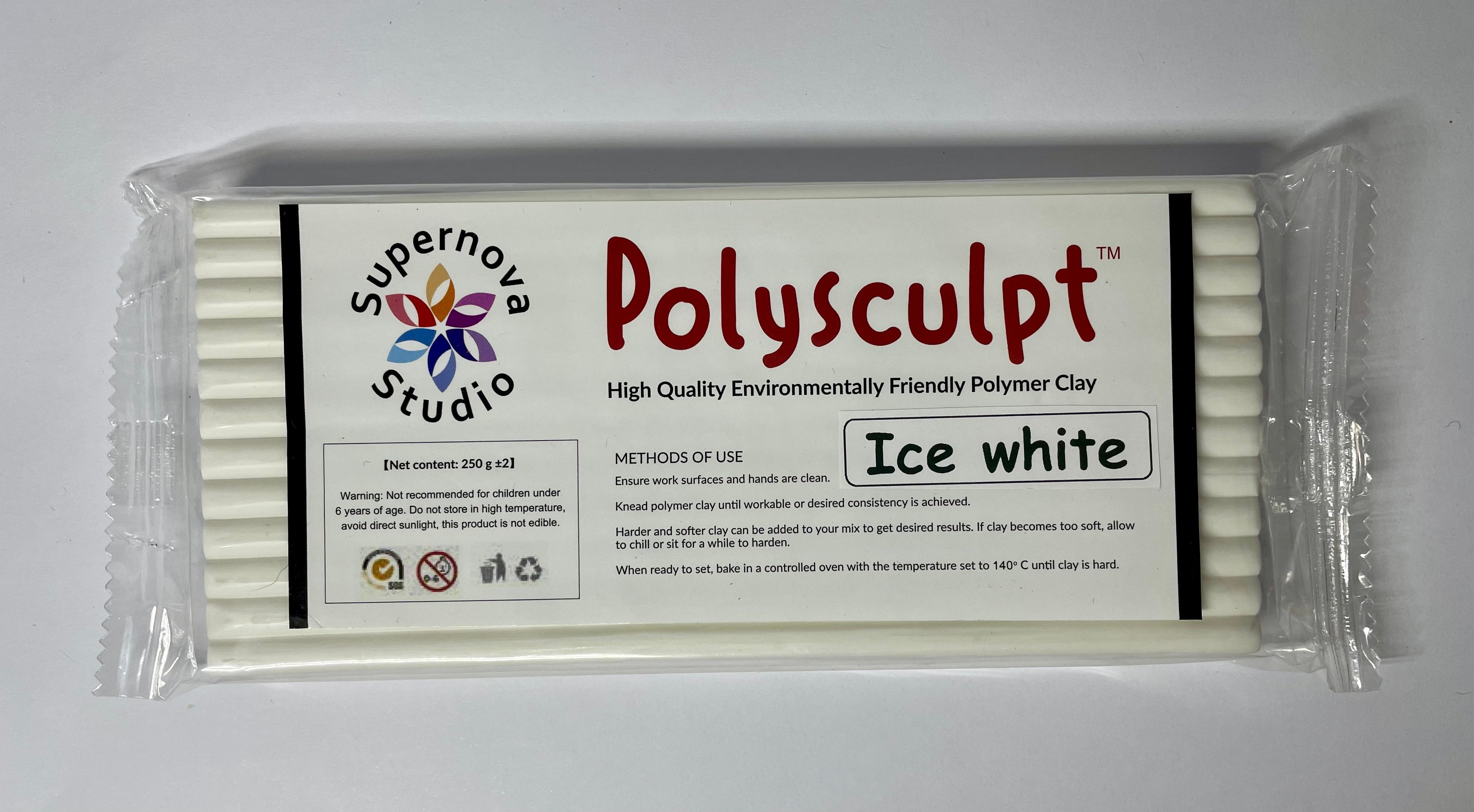 Ice White Polysculpt™ Polymer Clay - 250g