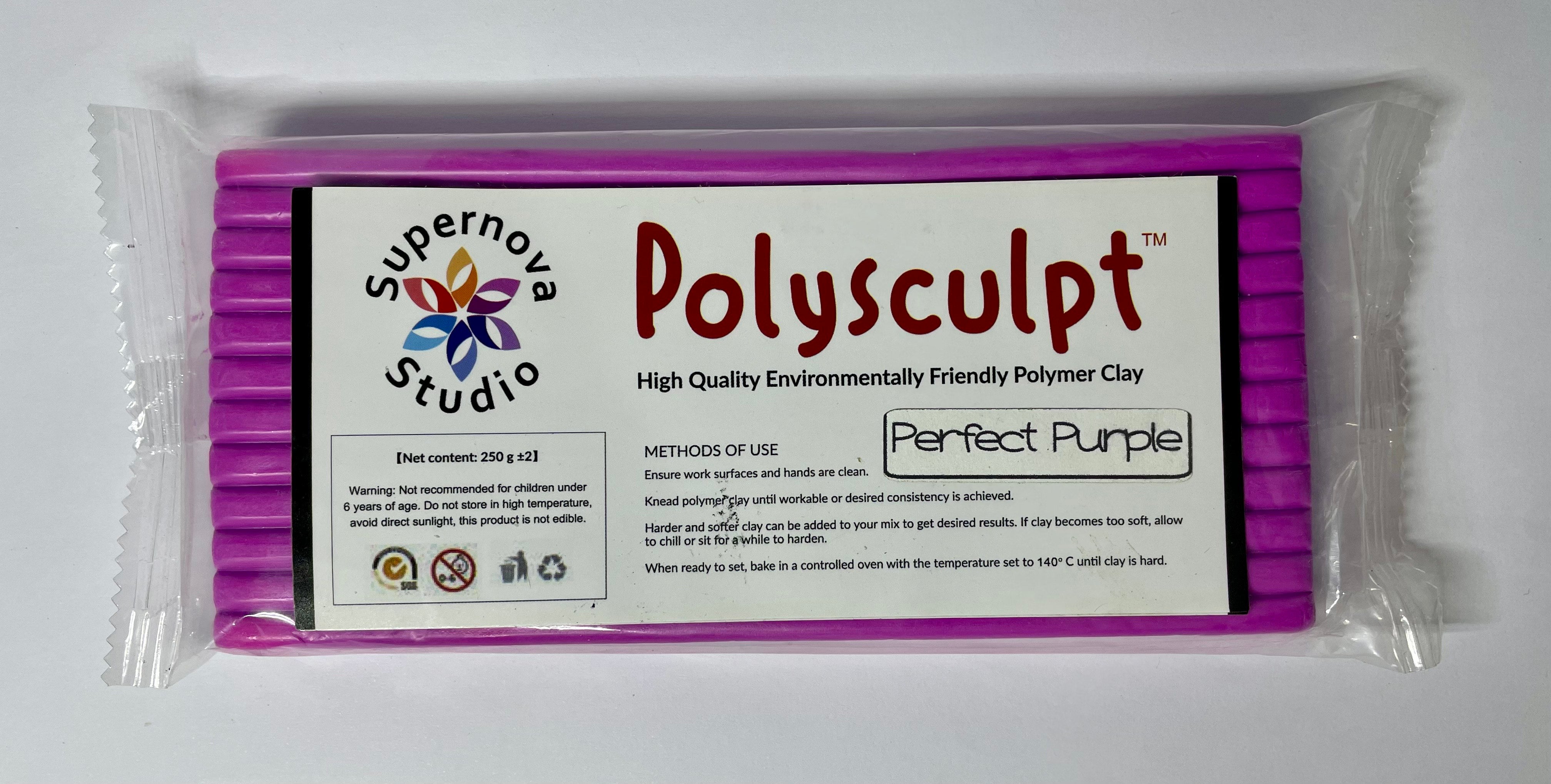 Perfect Purple Polysculpt™ Polymer Clay -250g