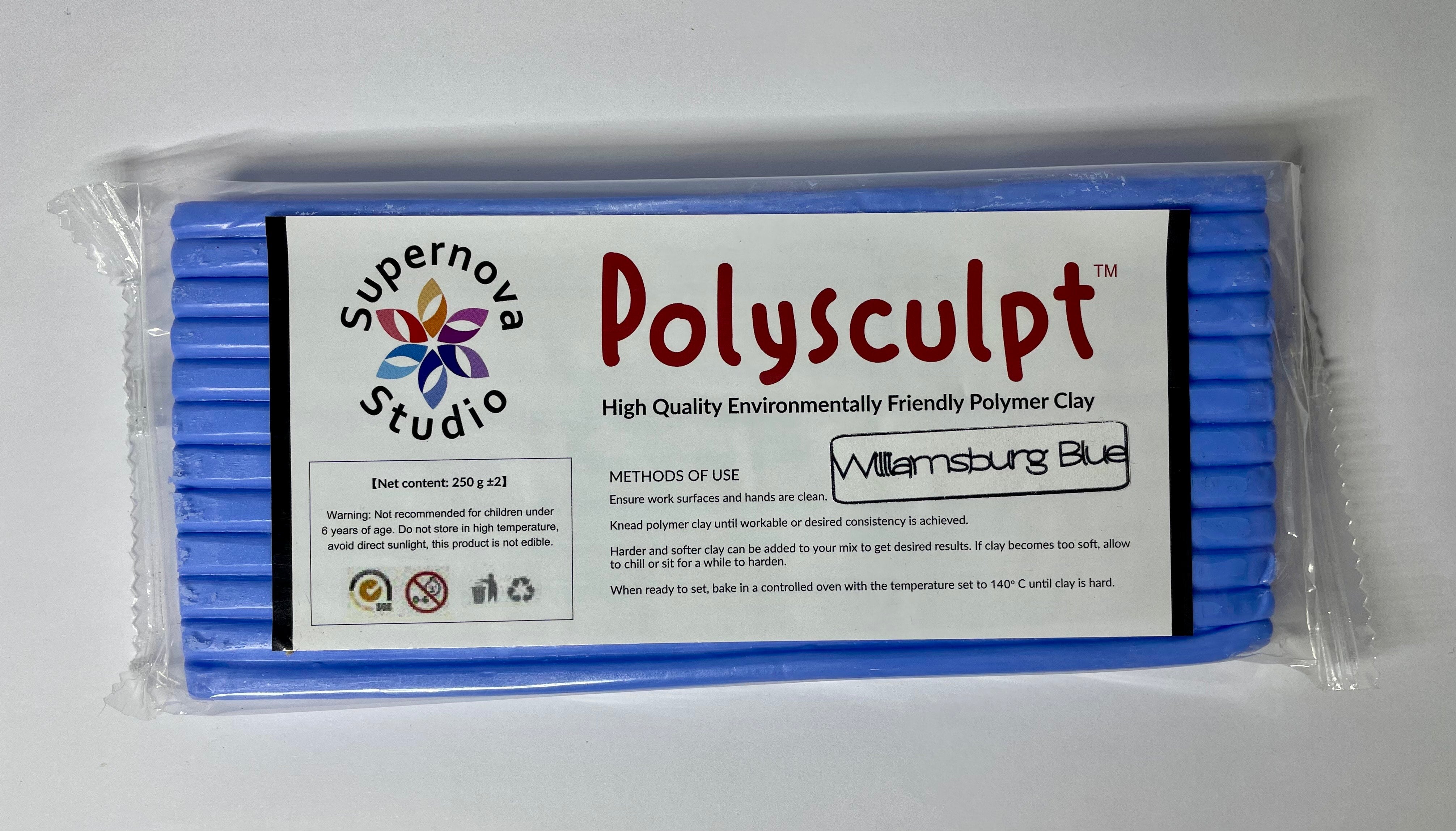 Williamsburg Blue Polysculpt™ Polymer Clay - 250g
